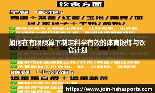 如何在有限预算下制定科学有效的体育锻炼与饮食计划